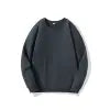 Men Fitted 100% Cotton Hoodie Sublimation Black Long Sleeve Hoodies