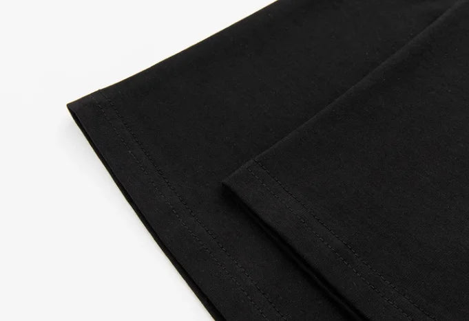 Custom Plain Drop Shoulder t Shirts Wholesale Printed Blank Black Hip Hop Streetwear Tee t Shirt Cotton Oversized Tshirt for Men