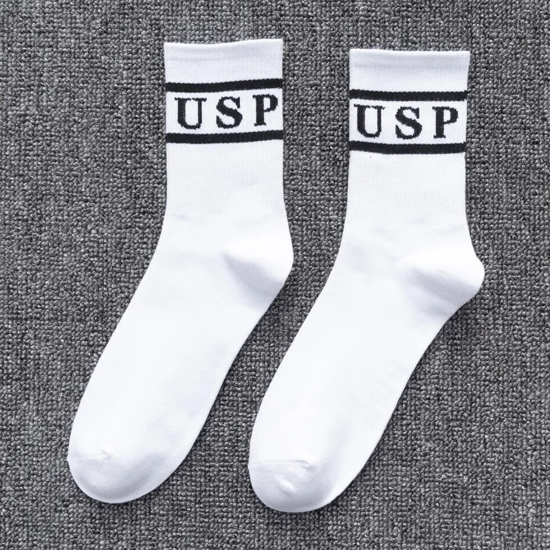 Men's Cotton Socks Large Big Plus Size 45 46 48 Business Short Socks White Classic Sox Hip Hop Meias Calcetines Hombre Male Soks