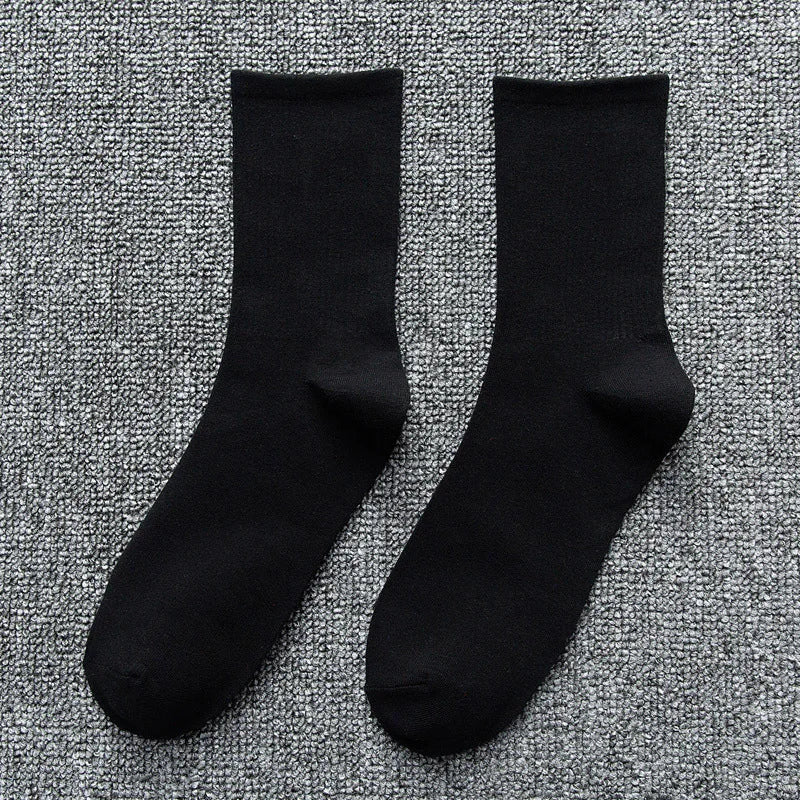 Men's Cotton Socks Large Big Plus Size 45 46 48 Business Short Socks White Classic Sox Hip Hop Meias Calcetines Hombre Male Soks