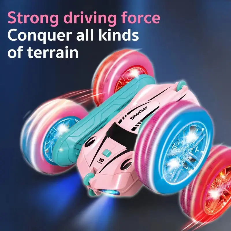 US Stock Spot Toy  Car Scale RC Drift Car 20KM/H High-Speed 12-Channel LED Lights 100m Remote Control Follow Me Off-road Outdoor