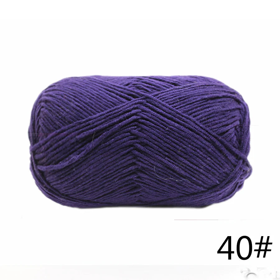 Factory Directly Supply 5ply Crochet Yarn Milk Cotton Acrylic Yarn for Baby Knitting Sweater Yarn