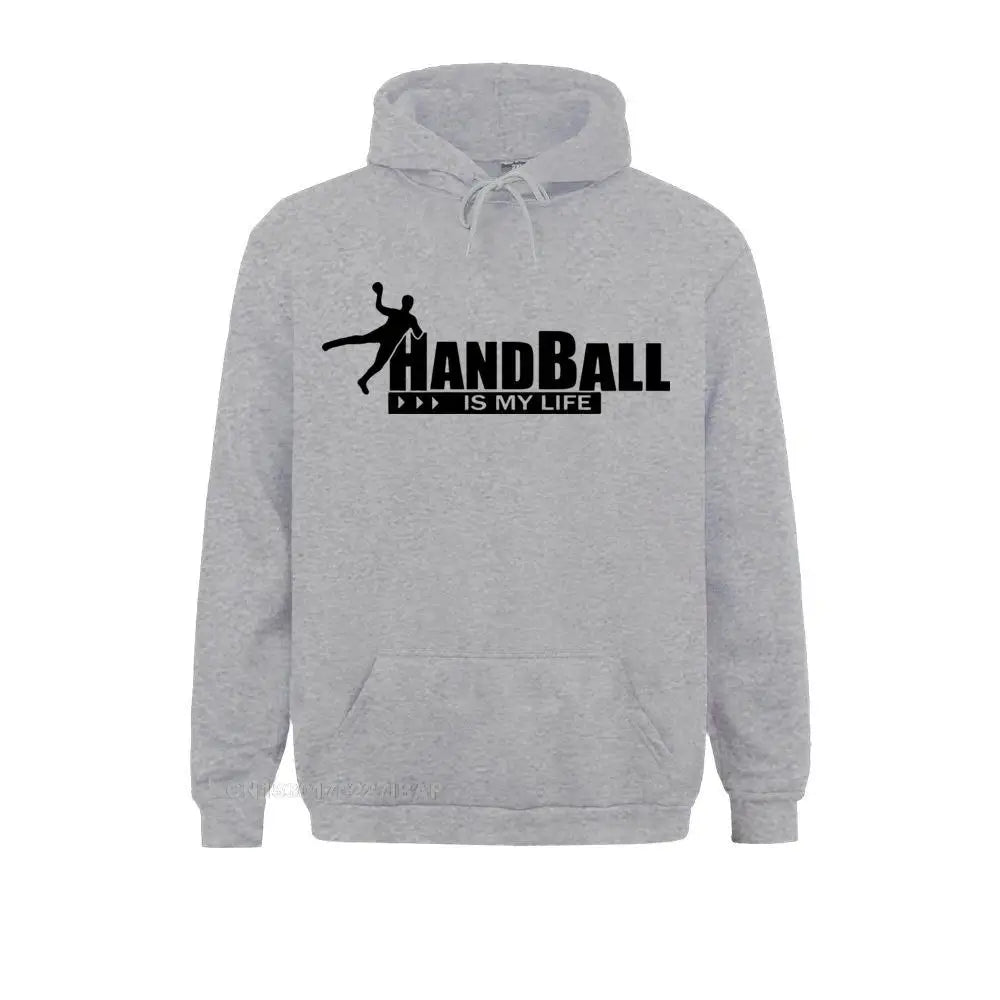 Men Handball Is My Life Creative Mens Harajuku Hoodies Sportswear Anime Casual Tshirt Camisetas Masculina