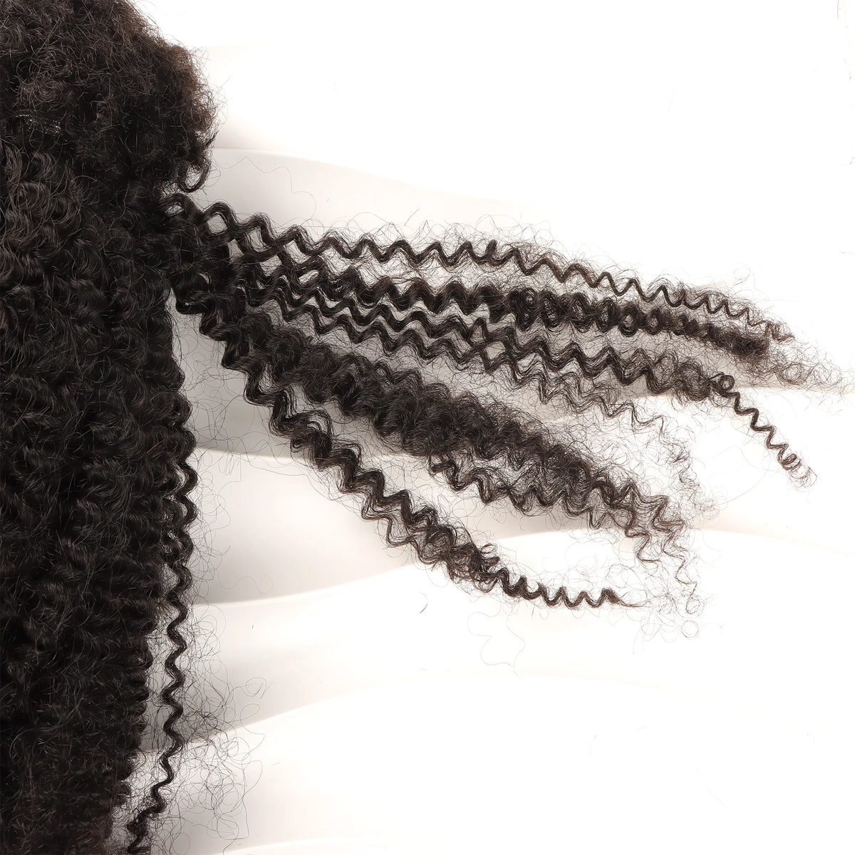Orient Locs Crochet Braids Bulk 4B 4C Kinky Curly Virgin Afro Hair Extension Indian Afro Braiding Bulk Hair Cabelo Humano
