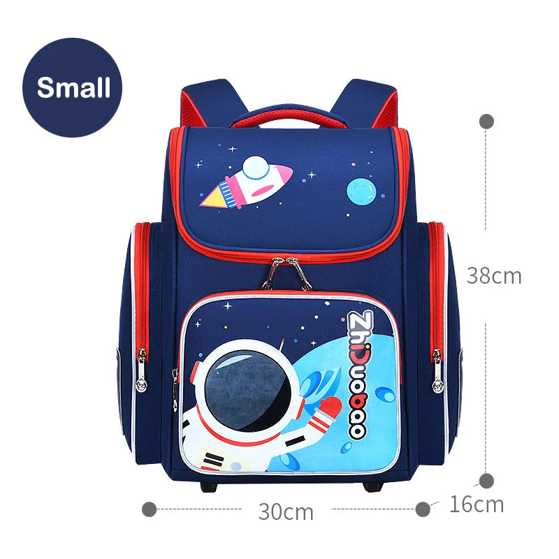 Waterproof Children School Bags Boys Girls Cute Kids Cartoon Kindergarten Schoolbag Orthopedic Primary School Backpack Mochila