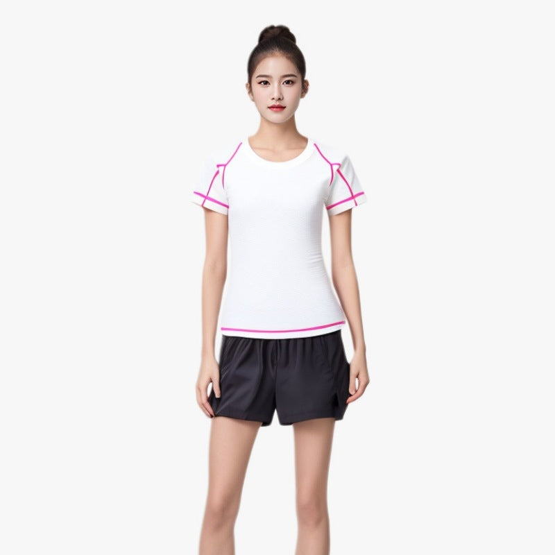 Factory Direct Sales Quick-Drying T-Shirt Men's Summer Short-Sleeved Breathable Short-Sleeved Ultra-Light Short-Sleeved T-Shirt Round Neck