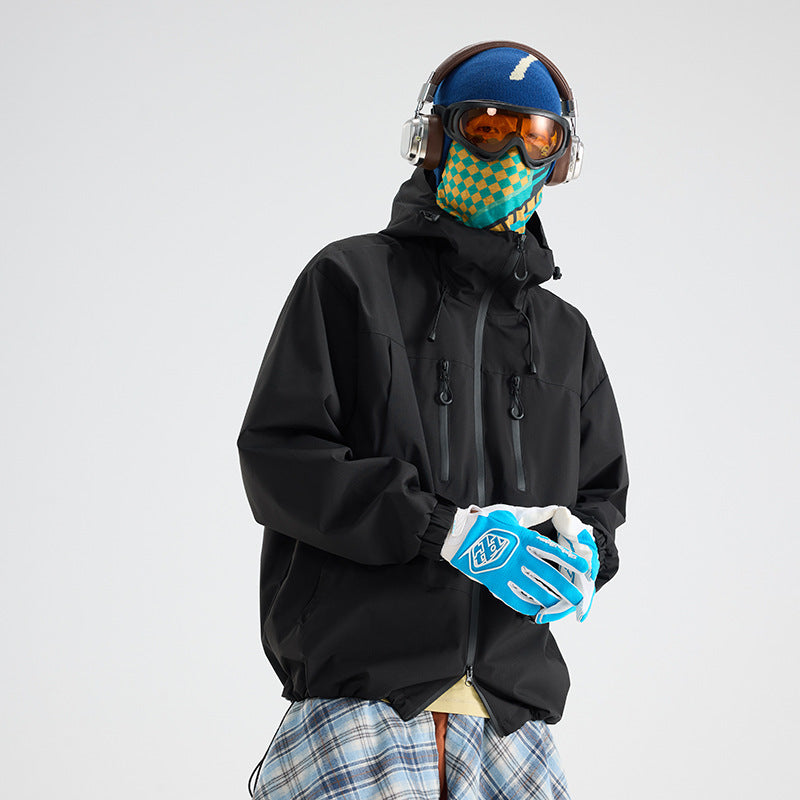 Couple's Outdoor Jackets, Youth Hooded Jackets, Men's Casual Jackets, Men's Single-Layer Windproof Jackets