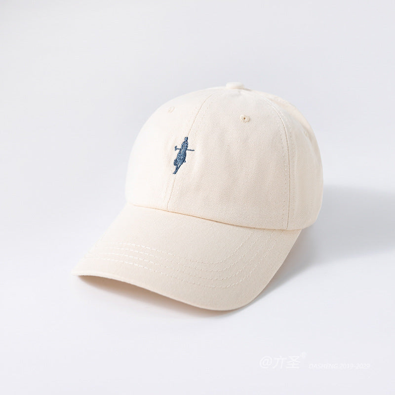 2025 New Hats for Men and Women in Spring and Summer Curved Brim Soft Top Peaked Caps Trendy Running Special Versatile Sunshade Breathable