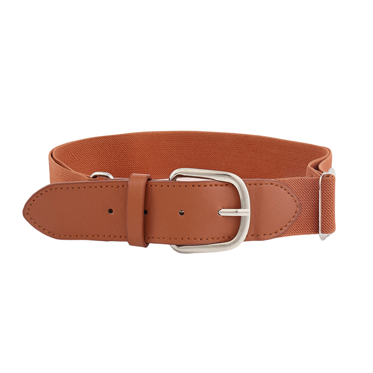 Outdoor sports elastic baseball belt elastic softball elastic belt fashion decorative alloy belt wholesale