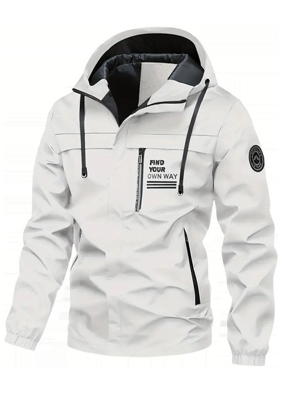 Cross-Border Outdoor Quick-Drying, Wear-Resistant, Windproof and Breathable Jackets for Men and Women, Loose-Fitting Mountaineering and Hiking Jackets, Trendy