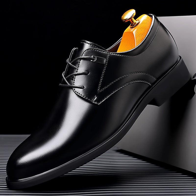 Original Export Large Size Men's Leather Shoes 2026 New Model Men's Business Formal Shoes Extra Large Size 50 Groom Wedding Shoes