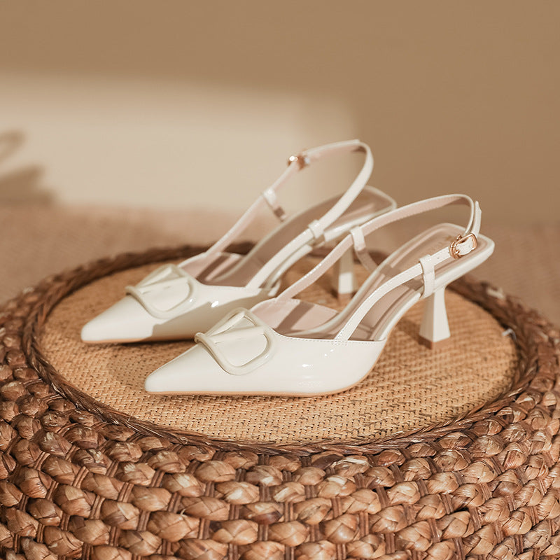 Grape Mom High Heels Women's Stiletto High-End Fashion Shoes Women's Sandals Women's Fashion Women's Shoes 2025 Spring and Summer