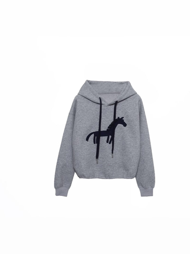 2025 Popular European and American Hoodies, Casual and Versatile Loose Sweatshirts (251063)