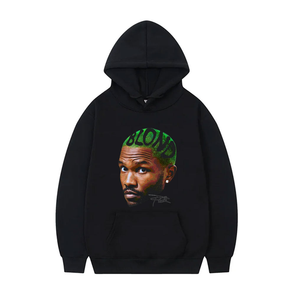 Rapper Frank Vintage Head Graphic Hoodie Men Women Ocean Hip