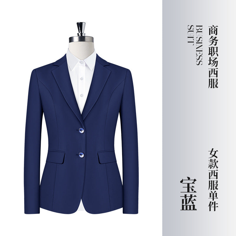 Business Wear Men's and Women's Same-style Suit Autumn and Winter Fashion Slim-fit Business Suit Women's Pants Vest Dress