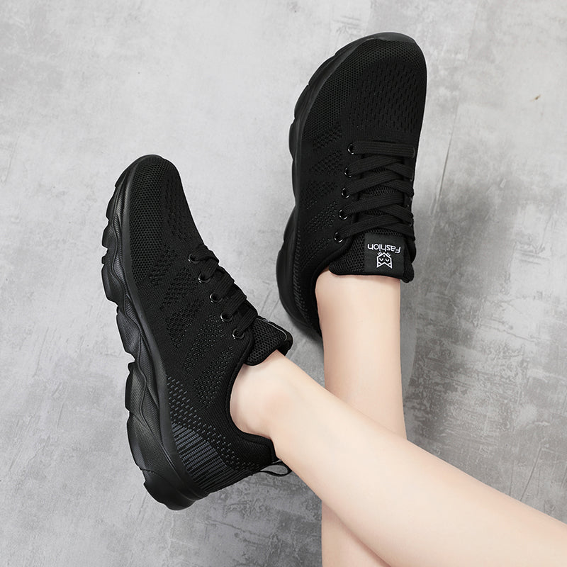 Sports Shoes for Women, Autumn Breathable Mesh, Middle-Aged and Elderly Mothers' Running Soft-Soled Walking Shoes for the Elderly