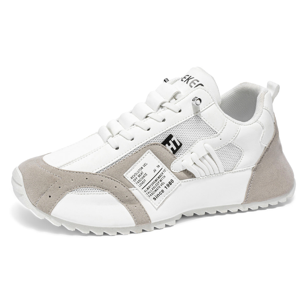 2025 Men's Shoes Autumn Breathable Versatile Slip-On Sneakers Casual Board Shoes Running Thick-Soled Height-Increasing Dad Shoes