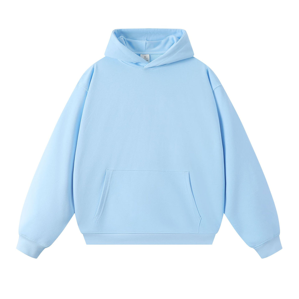 Sweatshirt 380g Terry Spring and Autumn American Style Thin Drop Shoulder Loose Fit Solid Color Hoodie for Men Trendy Versatile
