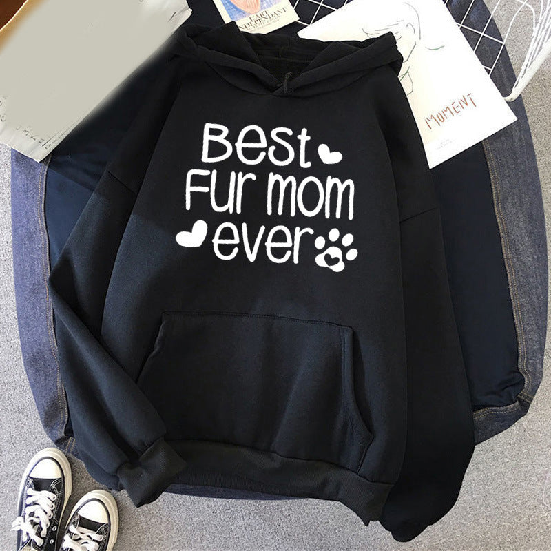 Cross-border foreign trade sources Baby It's Cold outside printed hooded hooded vests European code plus size
