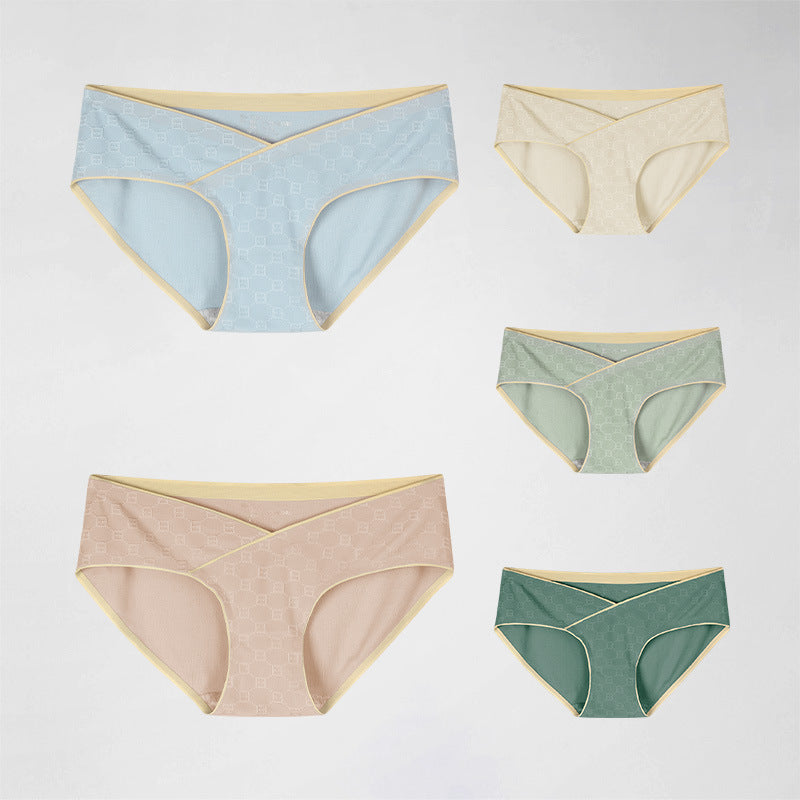 Women's Cotton Underwear Summer Thin Pregnant Women's Underwear Breathable Skin-friendly Simple Young Girl's Cotton Trimmer Shorts