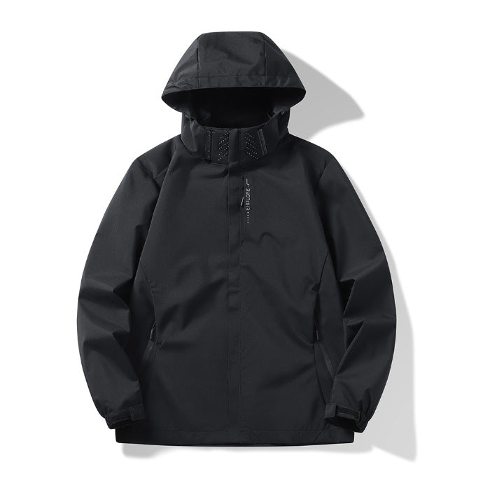 Jackets for Men and Women, Versatile Jackets for Couples, Windproof, Waterproof and Windproof, Removable Outdoor Mountaineering Jackets with Logo