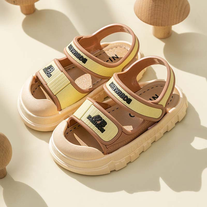 New Children's Sandals Summer Girls Boys Bathroom Home Non-slip Soft Bottom Cartoon Baby Sandals Sandals