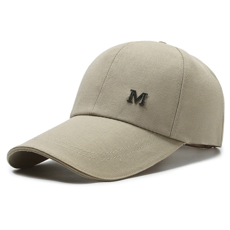 Hat Men's Summer Korean Style Casual Peaked Hat Outdoor Sun Hat Women's Baseball Cap Spring and Autumn Sun Protection Sun Hat