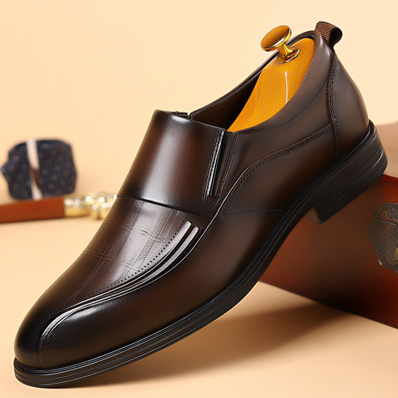 Men's shoes 2024 new business formal shoes men's Korean trend British pointed wedding shoes a generation of hair