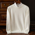Autumn and Winter Classic Round Neck Men's Pullover Base Shirt Casual Business Knitwear Loose Fashion Solid Color Long Sleeve Sweater
