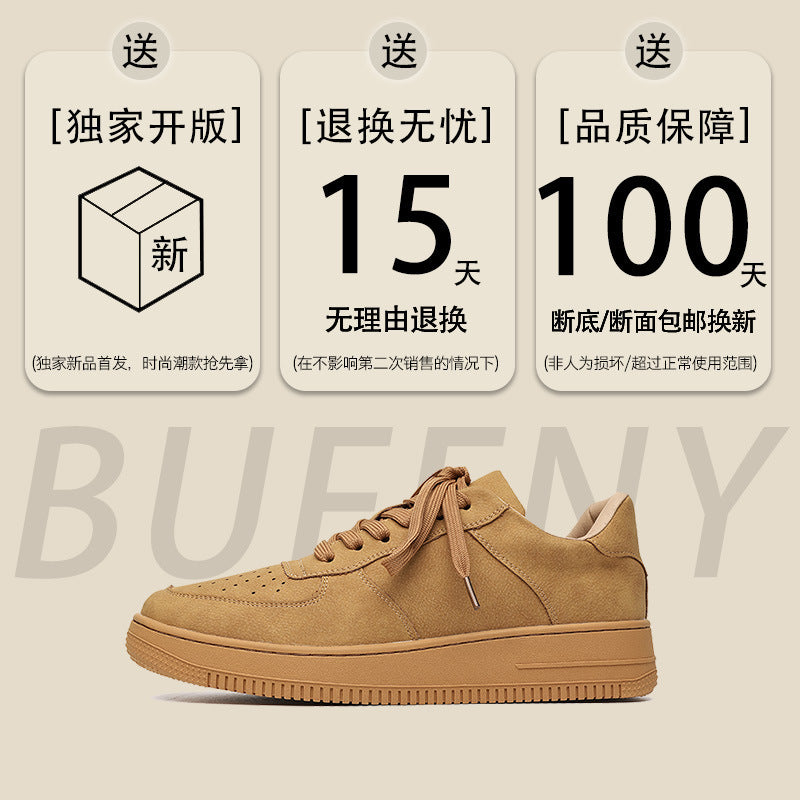 Couple's National Trend Retro Fashion Low-Top Sneakers 2026 Spring New Air Force Outdoor Work Shoes for Men