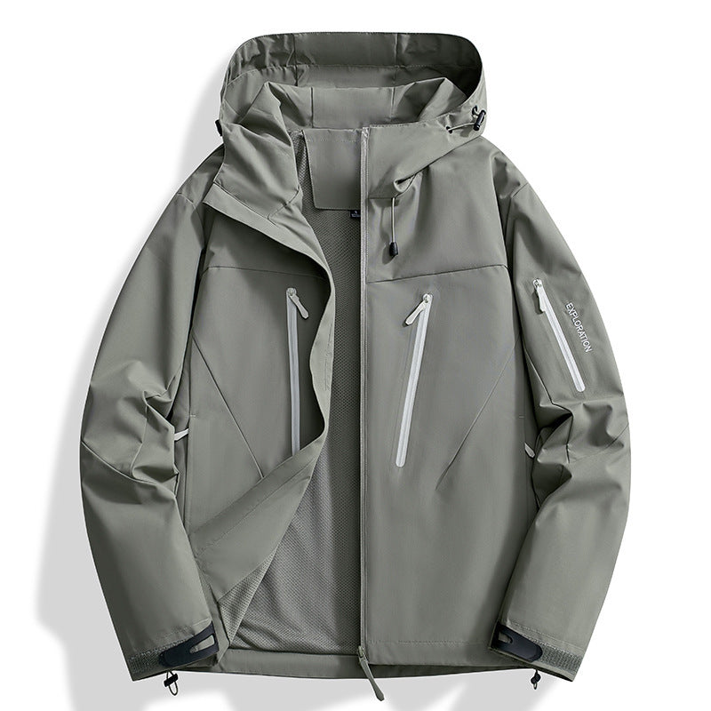 Cross-Border Thin Casual Jackets for Men and Women, Windbreaker Jackets, Waterproof and Windproof Work Jackets, Men's Jackets, Group Purchase