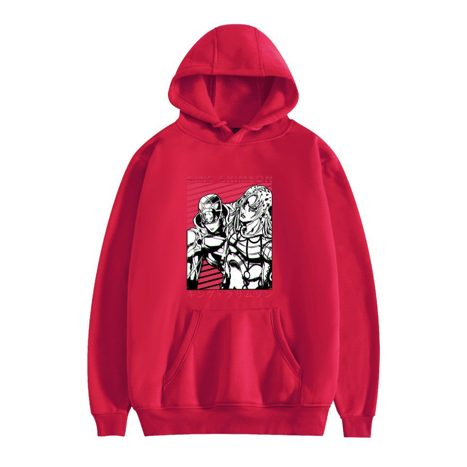 New Hot Hoodie JOJO's Wonderful Adventure Popular Printed Casual Men's and Women's Cross-border Trendy Sweater
