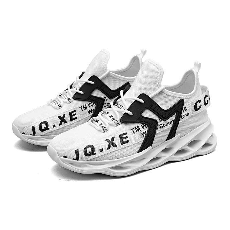 Shoes men's tide low side fly woven mesh foreign trade Amazon breathable sneaker men's shoes Jinjiang shoes sneakers