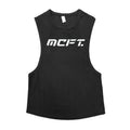 Muscle Men's Fitness Vest tight slim-fit quick-drying I-shaped vest breathable training T-shirt waistcoat sportswear American style