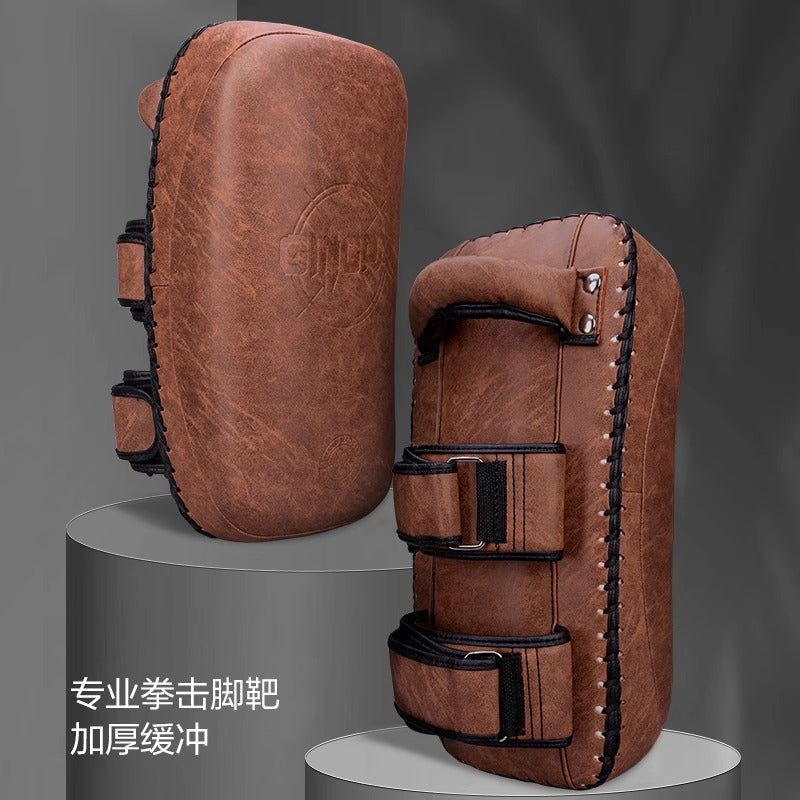 Fighting Target Muay Thai Professional Training Leg Target Kicking Target Adult Boxing Sanda Foot Target Thickened Arc Hand Target Equipment