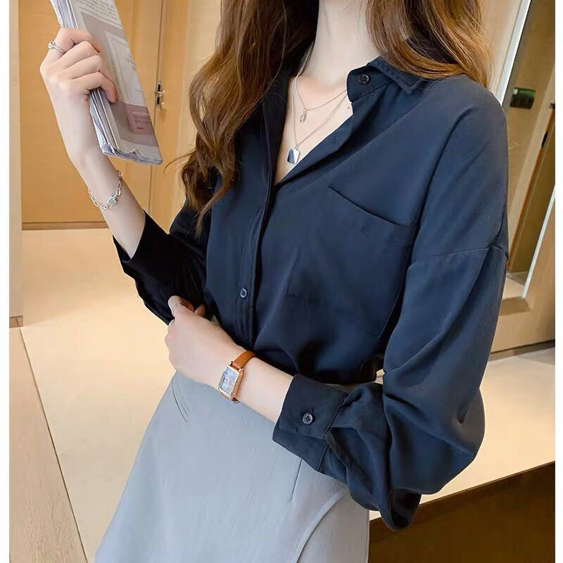 White Shirt for Women, Summer 2026 New Spring Fashion Stylish Design Long-Sleeve Blouse