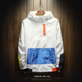K-Style 2025 New Spring Men's/ women's Hooded Jacket Men's Color Matching Trendyy Loose Casual Pullover Baseball Uniform for Men