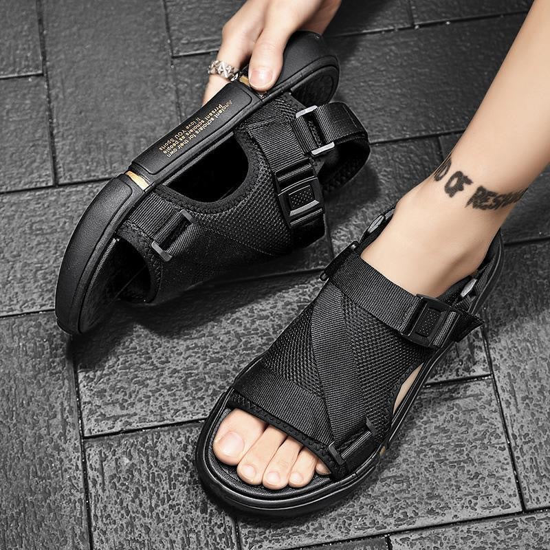 Sandals Men's Trendy 2025 New Summer Student Sports Beach Shoes for Outer Wear Dual-Purpose Trendy Driving Men's Sandals and Slippers