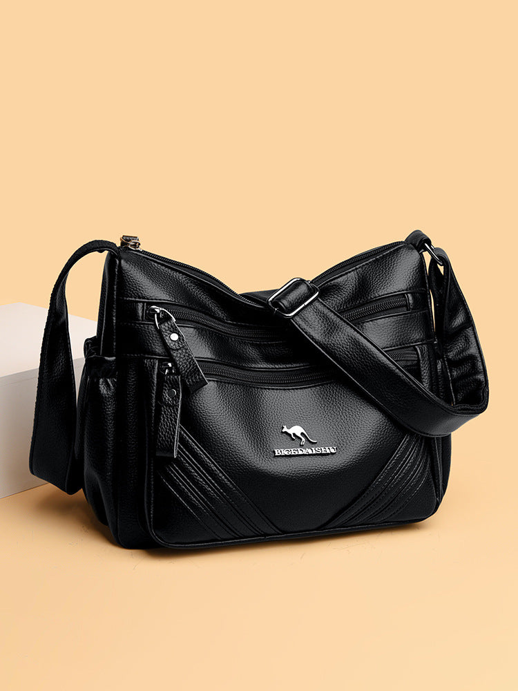 Women's Bag, Large Capacity Women's Bag, Middle-Aged Mother's Bag, 2026 New Model, Multi-Layer Versatile Shoulder Crossbody Bag, Dropshipping