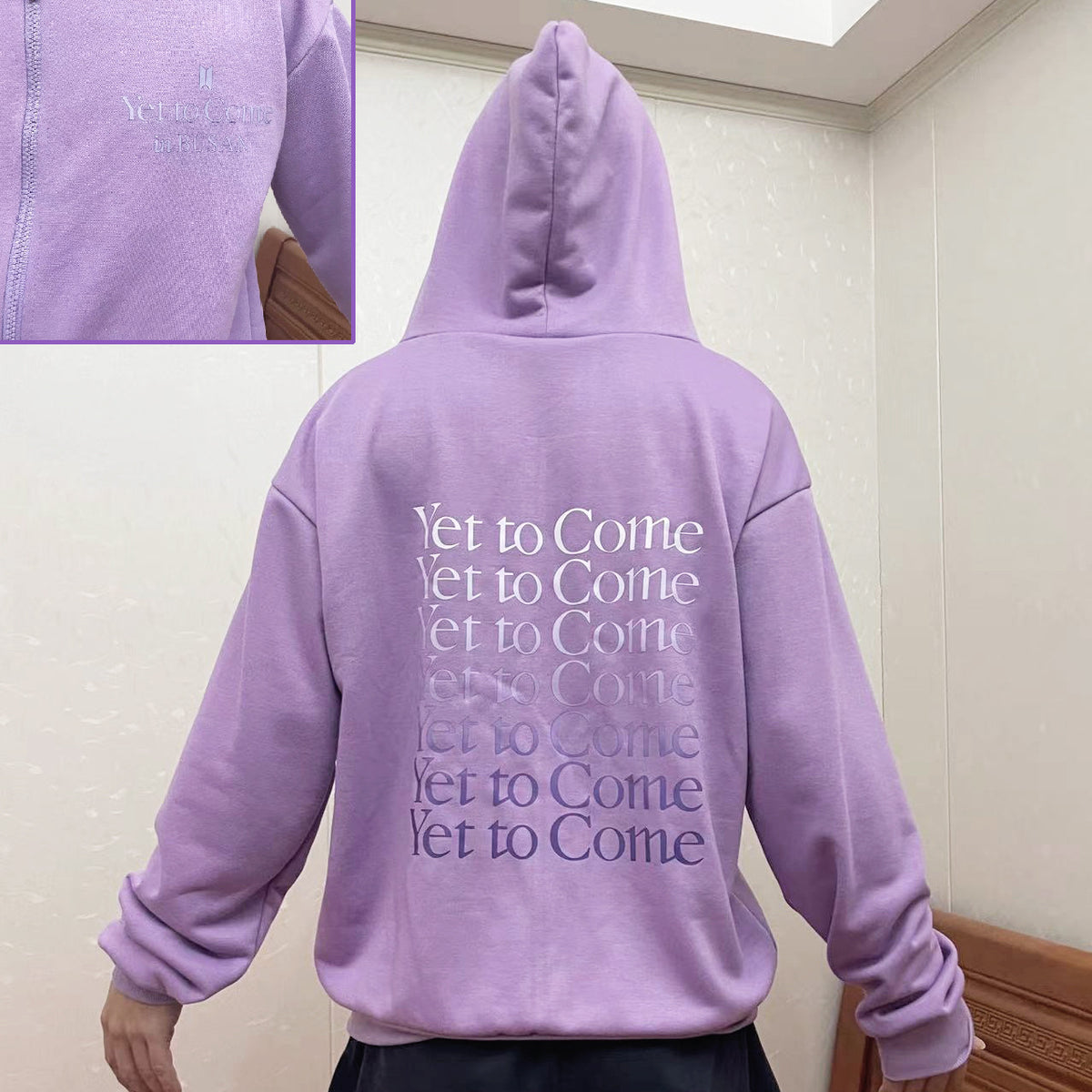 Yet To Come in BUSAN Youth League Busan Concert with Zipper Sweater Hoodie