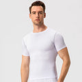 Summer Men's Tight Training Fitness Clothes Running Short-sleeved Sportswear Stretch Quick-drying Clothes T-shirt 2025 Top