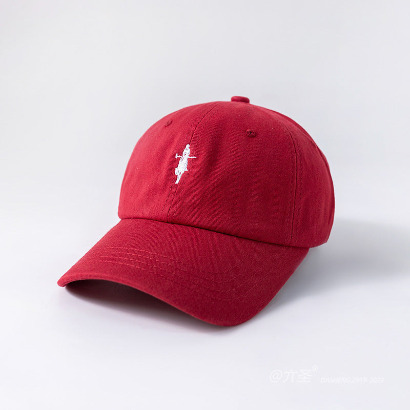 2025 New Hats for Men and Women in Spring and Summer Curved Brim Soft Top Peaked Caps Trendy Running Special Versatile Sunshade Breathable