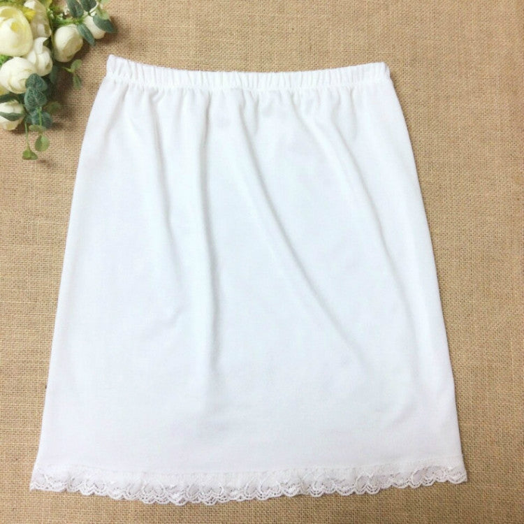 European and American Summer New Women's Anti-transparent Modal Inner Petticoat plus size Thin Skirt Anti-light Elastic Base Skirt
