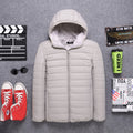 2522 New Model Mainly Features Men's Hooded down Cotton Jackets, Youth Large Size Casual Winter Coats, Lightweight Cotton-Padded Jackets