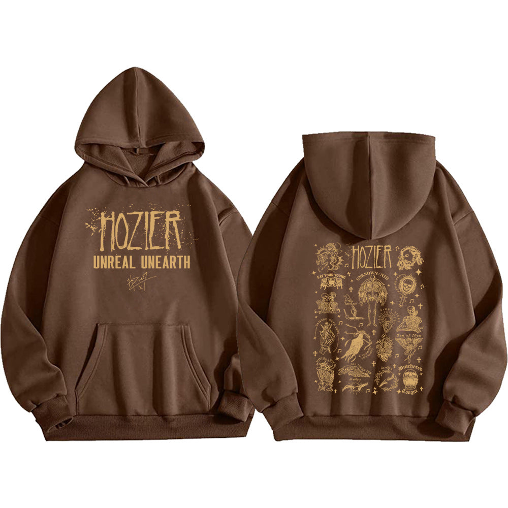 Hozier Unreal Unearth Tour Hoodie Women Men Pullover Vintage