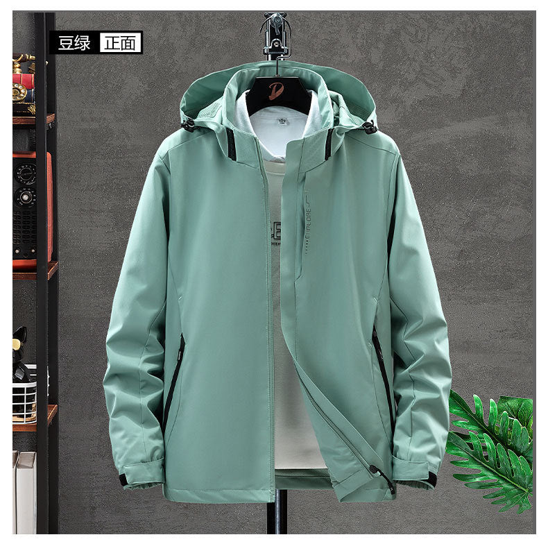 2025 New Spring and Autum Men's and Women's Jackets, Couple Jackets, Outdoor Single-Layer Water-Repellent Breathable Windbreakers