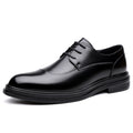 Men's Large Size Leather Shoes for Export, 2026 Autumn New Model, Men's Lace-Up Business Formal Casual Shoes, Pre-Wedding Groomsmen Shoes