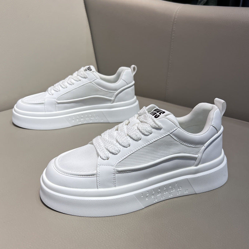 Men's Shoes 2024 New Comfortable Soft Sole Distinctive Trendy Men's Thin All-match Fashionable Ins Niche Design Breathable Sneakers