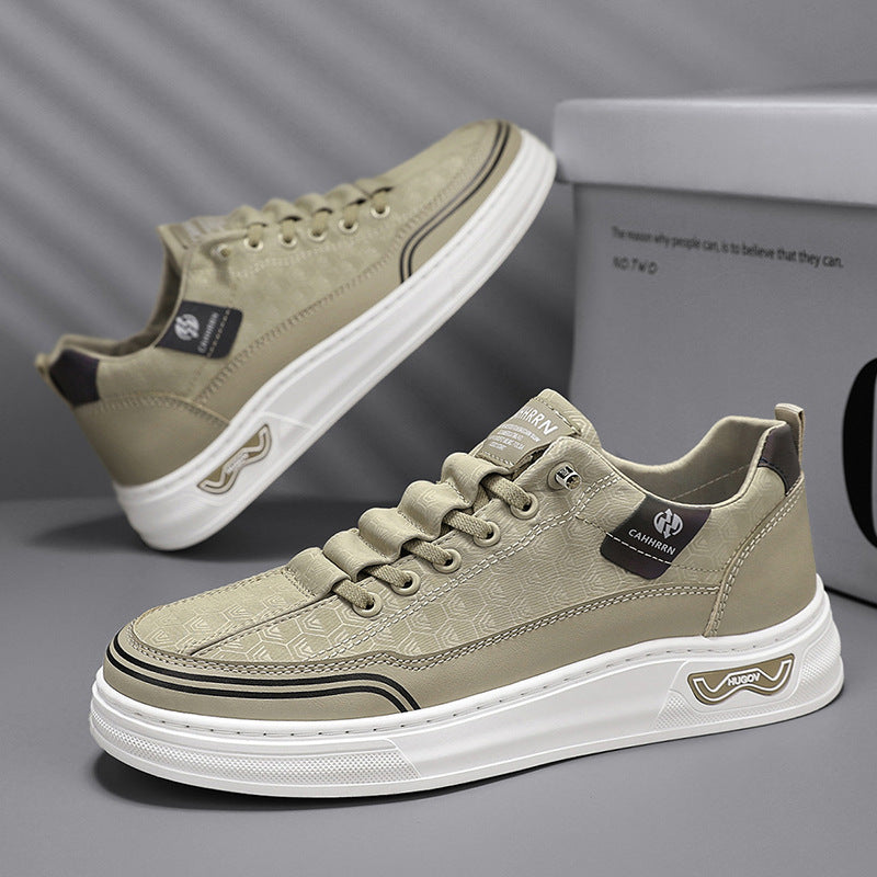 2025 Spring and Summer Men's New Trendy Casual Comfortable Versatile Everyday Round-Toe Low-Top Men's Sneakers