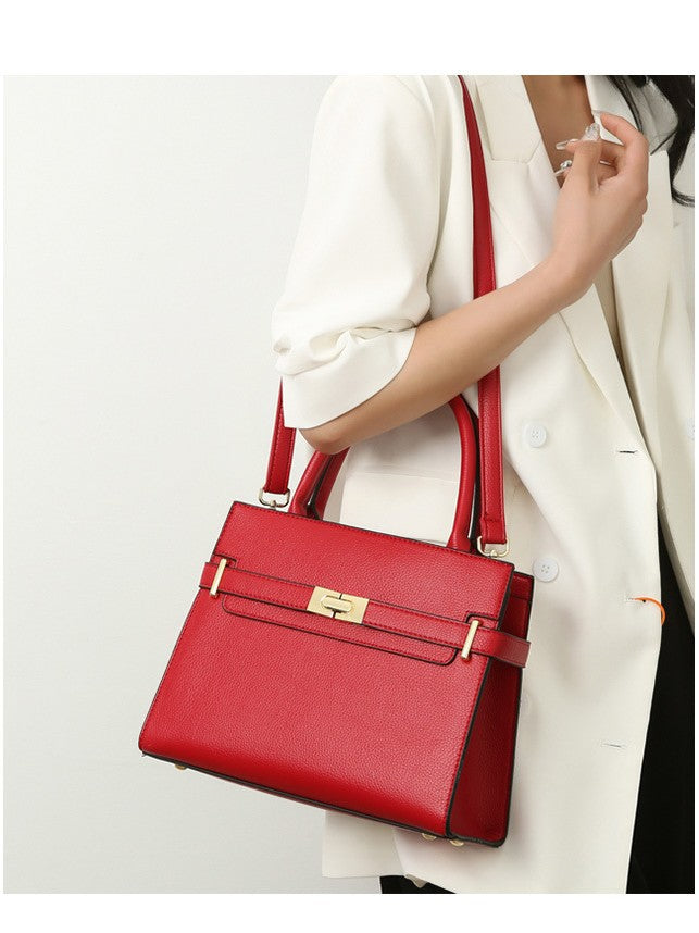 Cross-border Women's Bag 2025 New High-end Handbag Trendy Bag Three-piece Set Mother Bag All-match Shoulder Crossbody Bag